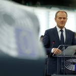 Donald Tusk's final report present of the European Parliament
