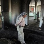 A group of Jews in the town of al-Jaba set fire to the Al-Huda Mosque